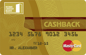 Кредитная карата «CASHBACK MasterCard Gold» от «Хоум Кредит Банка»